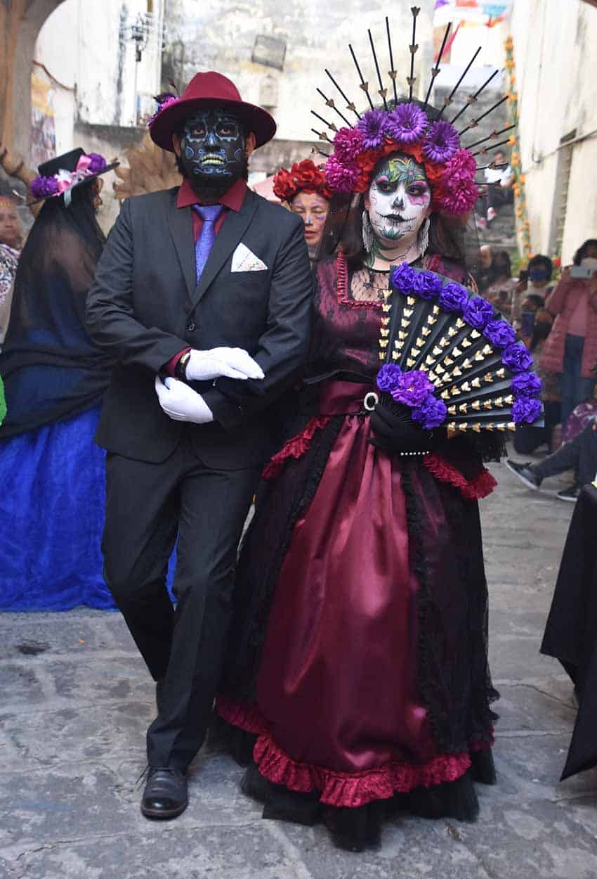 Catrina parade, Puebla