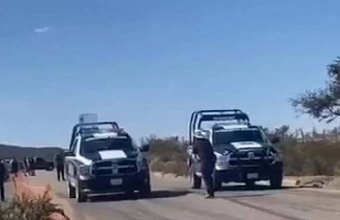 illicit police drag race in Rio Grande, Zacatecas