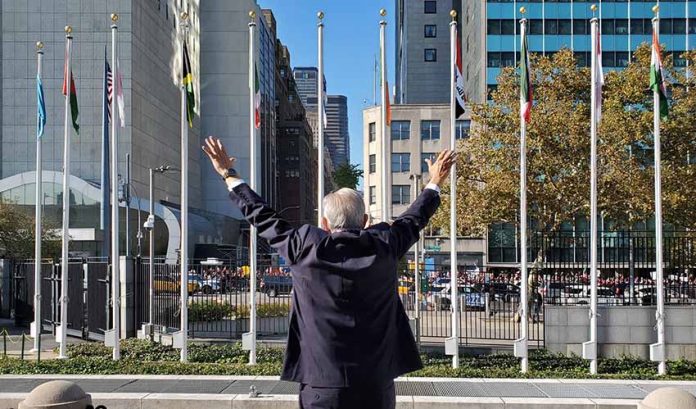 Lopez Obrador at UN in New York City