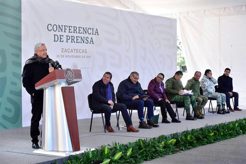 Thursday's conference in Zacatecas addressed the problem of violence in the state.