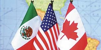 north american flags