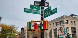 México-Tenochtitlan Avenue in New York.
