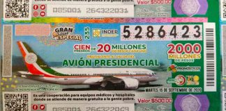 The 2020 lottery awarded 100 prizes of 20 million pesos each.