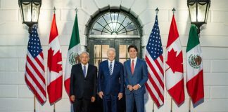 The leaders mostly stayed away from the touchy subjects of energy reform and Cuba.