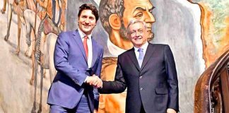 The Canadian prime minister and López Obrador