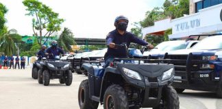 Tulum's new quads will patrol the coastal area and beaches.