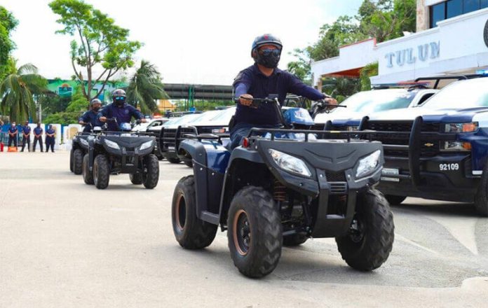 Tulum's new quads will patrol the coastal area and beaches.