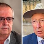 Ex-minister Urzúa, left, and Ambassador Salazar