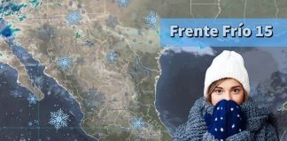 cold front in Mexico