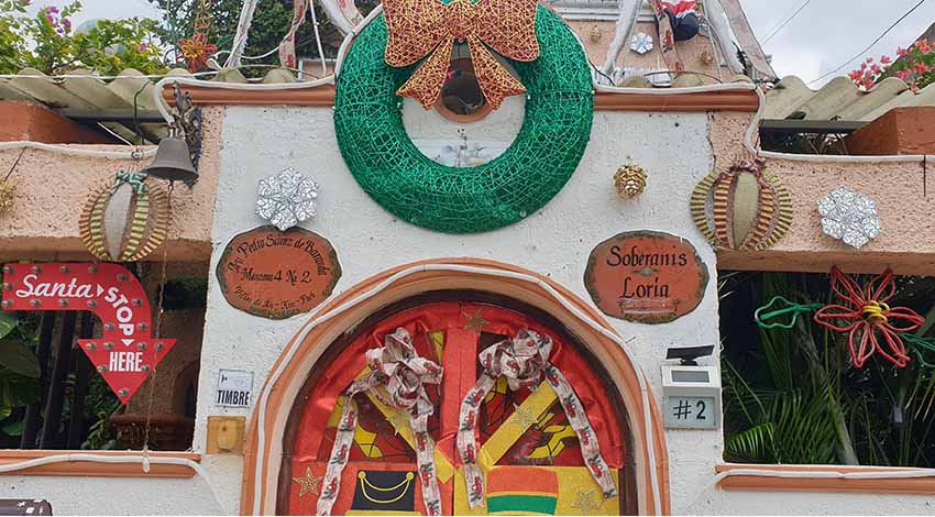 Campeche Christmas decorations