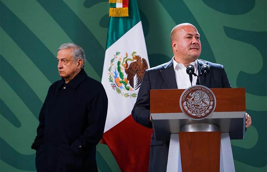 AMLO and Enrique Alfaro at pres conerefere