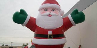 Inflatable Santa