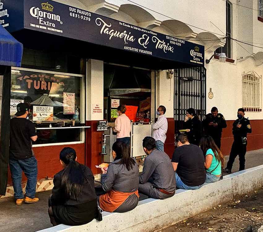 Taqueria El Turix restaurant in Mexico City
