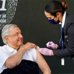 President López Obrador received his COVID booster shot at his regular Tuesday press conference. The shots are already available to seniors.