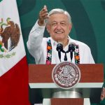 The president gave his morning press conference from Villahermosa, Tabasco on Friday.