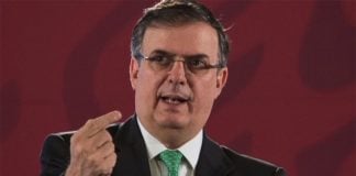 Foreign Affairs Minister Marcelo Ebrard