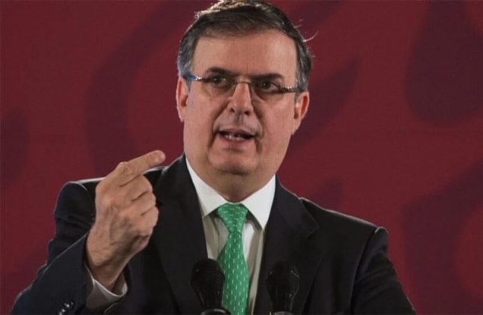 Foreign Affairs Minister Marcelo Ebrard