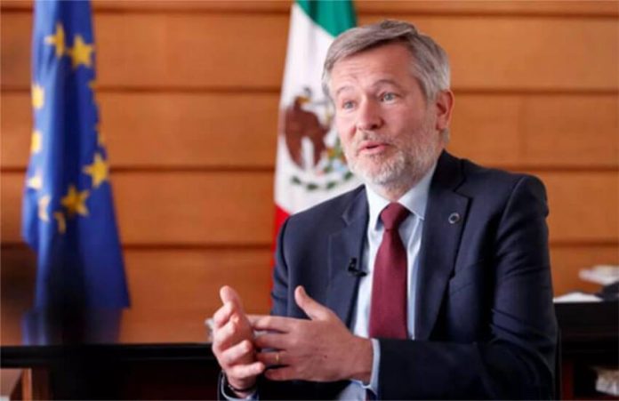 Gautier Mignot, European Union ambassador to Mexico.