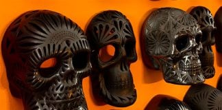 Day of the Dead display