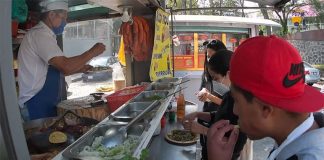 A typical taco stand