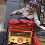 Organ grinder in Mexico City