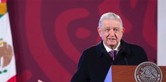 The president at his Wednesday morning press conference.