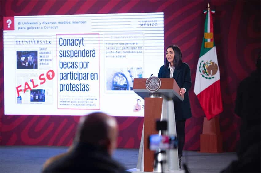 Elizabeth García Vilchis refuted several stories that have appeared in Mexican media outlets over the past week.