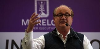 Former Morelos governor Graco Ramírez, pictured, was among the officals Blanco accused of working with cartels.