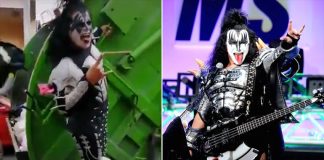 Simmons thanked his devoted fan for the homage.