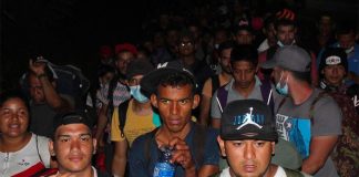 The first migrants' caravan of the year