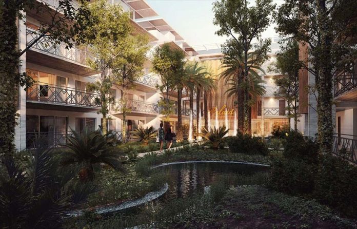 A visualization of the Palais development in Tulum.