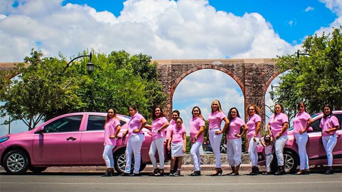 Querétaro's women's taxi service.