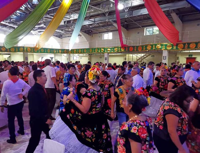 Zapotecs in Mexico City celebrating Vela Muxe