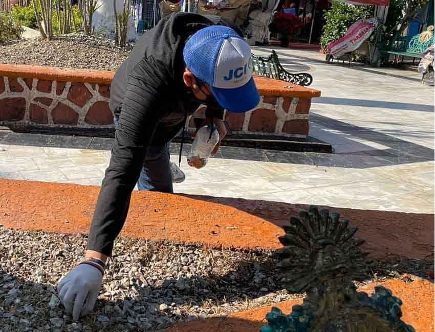 cigarette butt collection marathon in Guadalajara