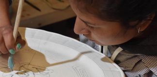 talavera artisan in Cholula, Puebla