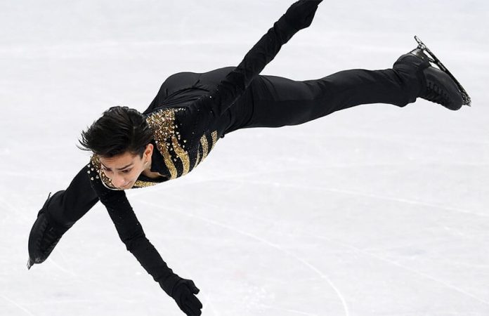 Mexican skater Donovan Carrillo at Beijing Olympics