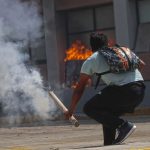 Ayotzinapa students at Guerrero Congress