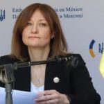 Ukraine's ambassador in Mexico Oksana Dramarétska.