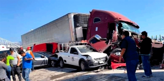 one of the two accidents