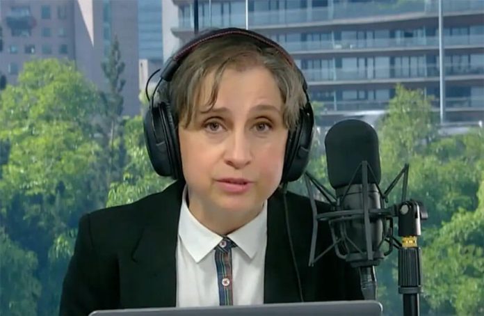 Journalist Carmen Aristegui.