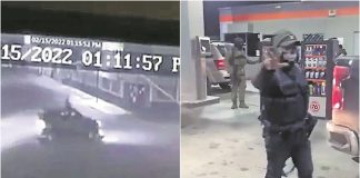 Security footage and cell phone videos showed masked assailants with high caliber weapons entering Caborca.