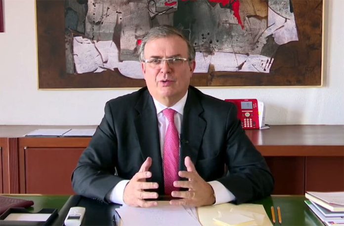 Foreign Affairs Minister Marcelo Ebrard shared a video on social media Thursday evening, condemning Russia's invasion of Ukraine.