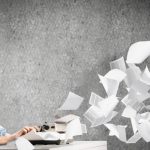 man typing stock photo