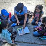 sidewalk teaching in Queretaro city
