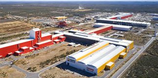 The Ternium Industrial Center in Pesquería.