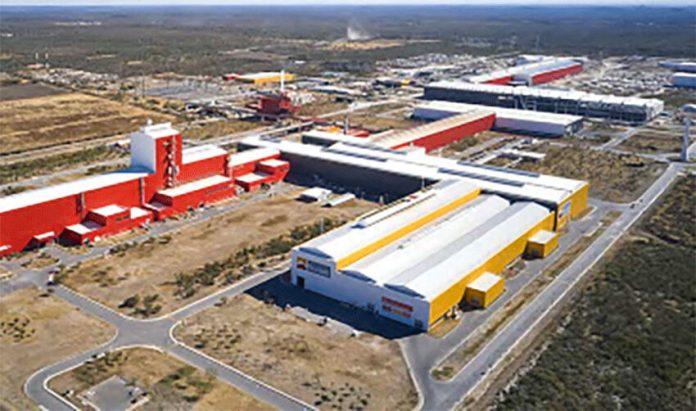 The Ternium Industrial Center in Pesquería.