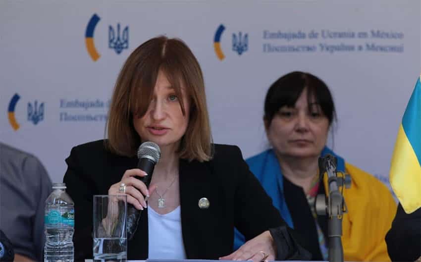 Ukrainian ambassador Oksana Dramaretsha called on Mexico to show more support for her country as it faces invasion.