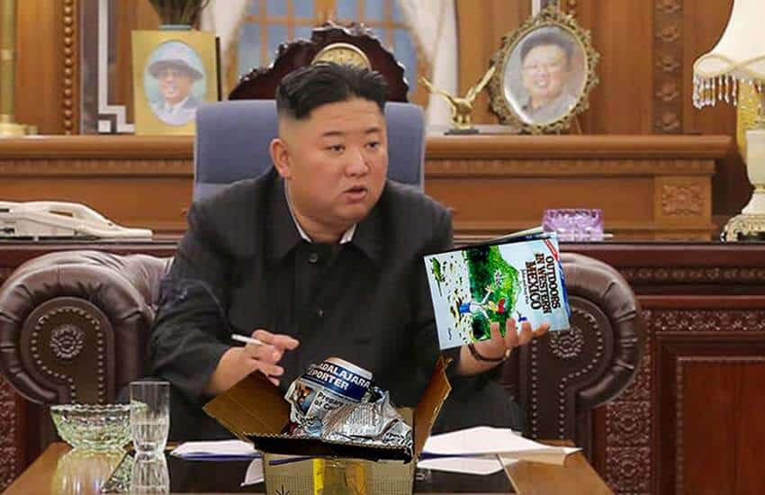 Kim Jong Un altered photo