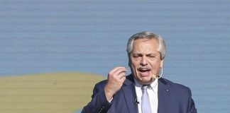 Argentine President Alberto Fernández