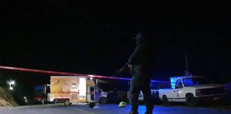 cockfight massacre site in Michoacan